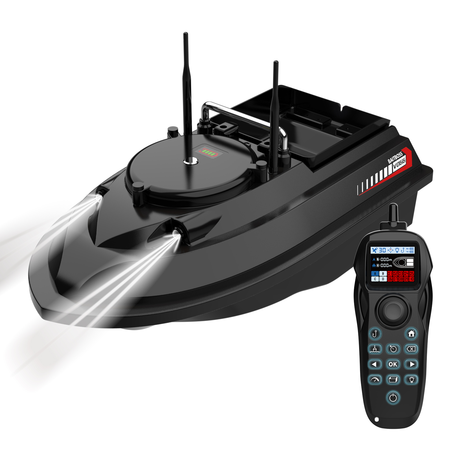 Flytec V066 GPS (Один бункер)