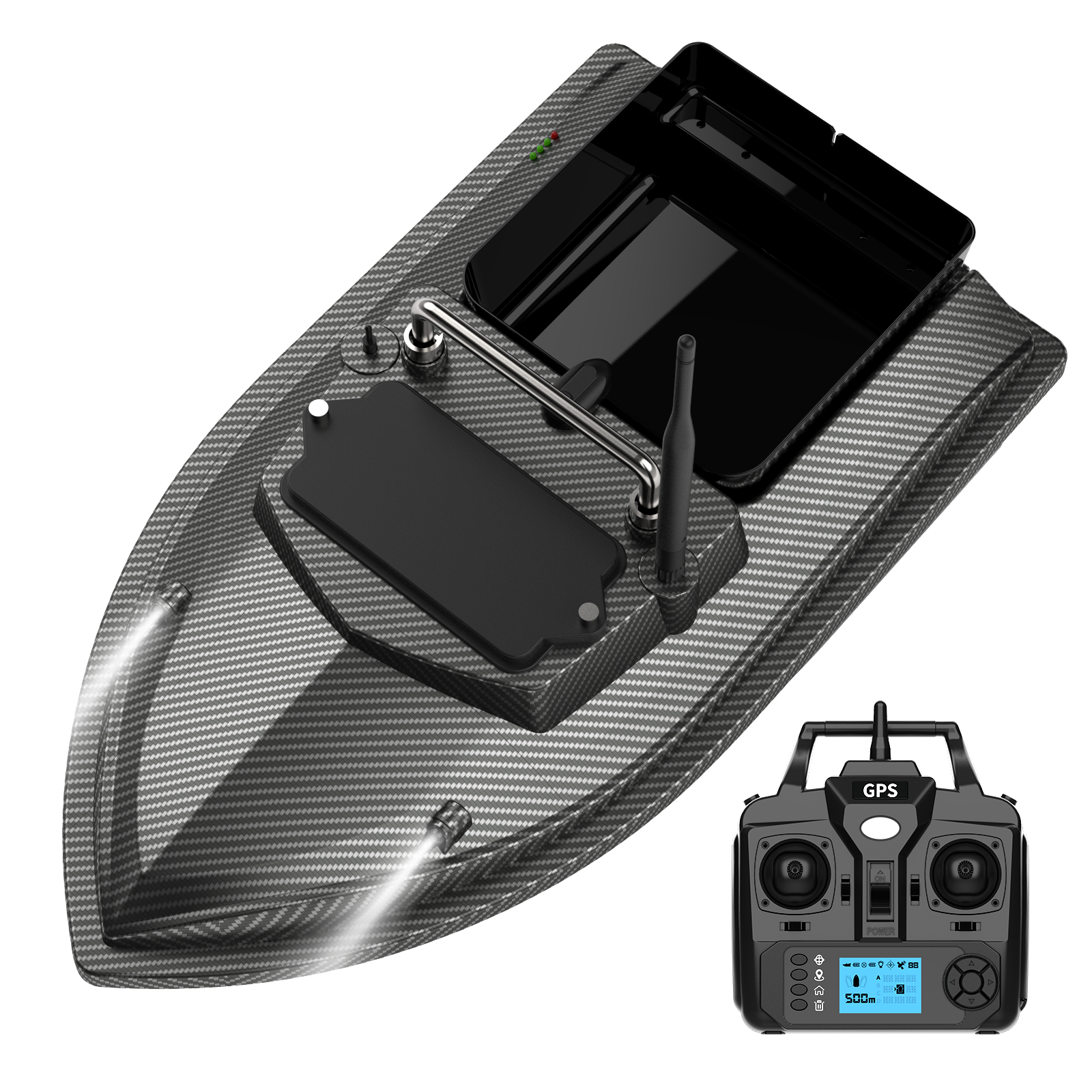 Flytec V060 GPS (Carbon, 1 бункер)